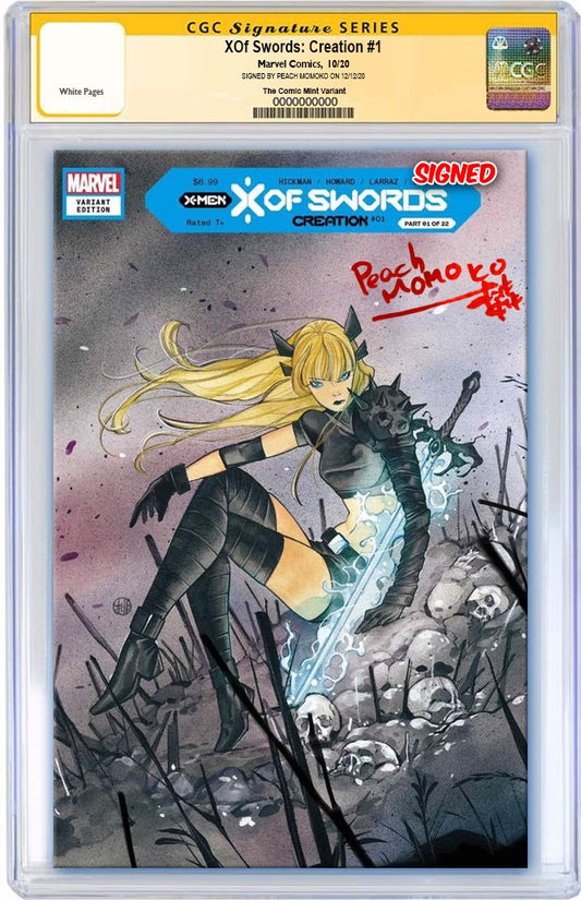 X OF SWORDS CREATION #1 PEACH MOMOKO TRADE DRESS VARIANT LIMITED TO 3000 CGC SS PREORDER
