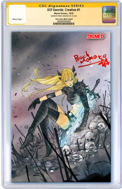 X OF SWORDS CREATION #1 PEACH MOMOKO VIRGIN VARIANT LIMITED TO 1500 CGC SS PREORDER