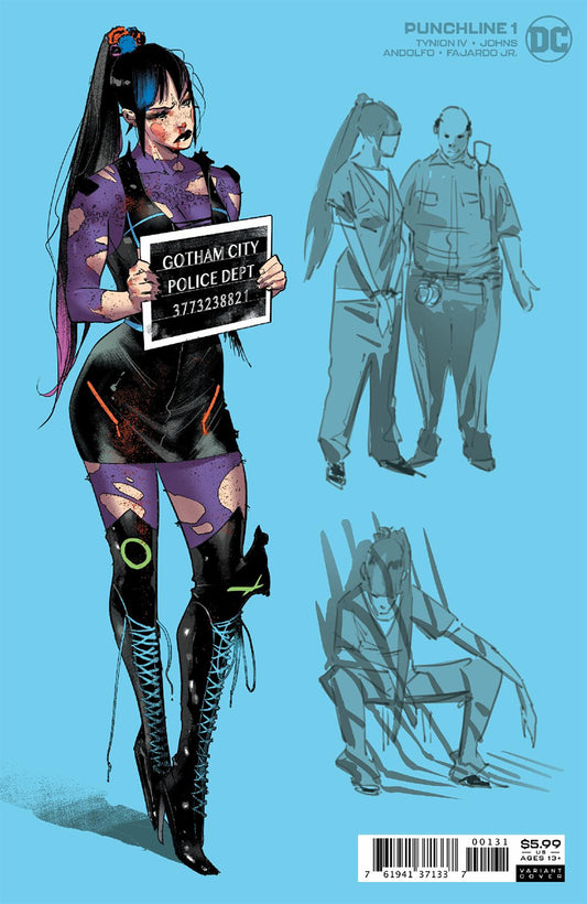 PUNCHLINE SPECIAL #1 1:25 JORGE JIMENEZ CARD STOCK DESIGN VARIANT