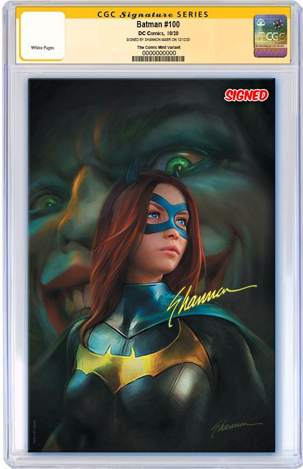 BATMAN #100 SHANNON MAER VIRGIN VARIANT LIMITED TO 600 WITH COA CGC SS PREORDER