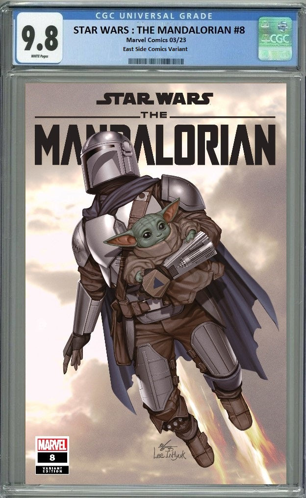 THE MANDALORIAN #8 INHYUK LEE MEGACON VARIANT LIMITED TO 800 COPIES WITH NUMBERED COA - RAW & CGC OPTIONS
