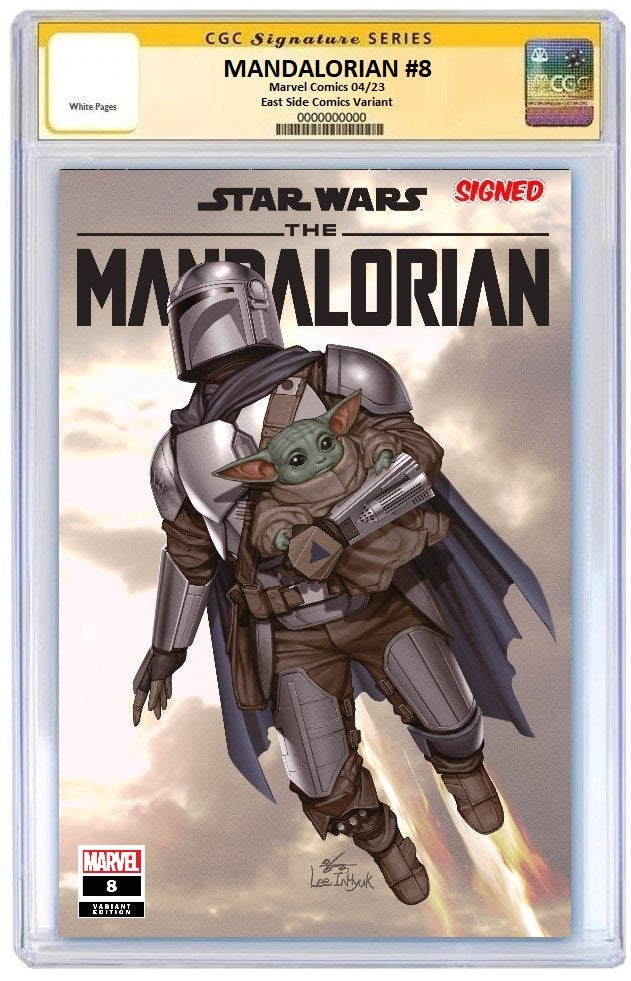 THE MANDALORIAN #8 INHYUK LEE MEGACON VARIANT LIMITED TO 800 COPIES WITH NUMBERED COA - RAW & CGC OPTIONS