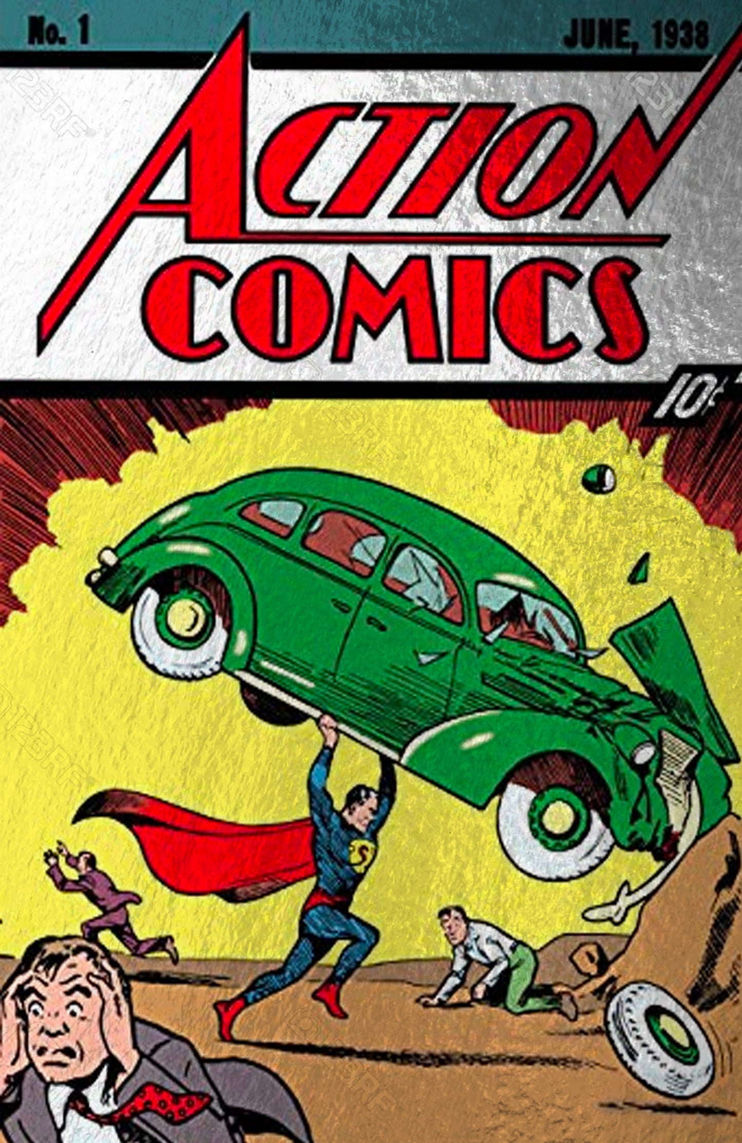 ACTION COMICS #1 FACSIMILE NYCC 2022 FOIL VARIANT LIMITED TO 1500 COPIES - RAW & CGC