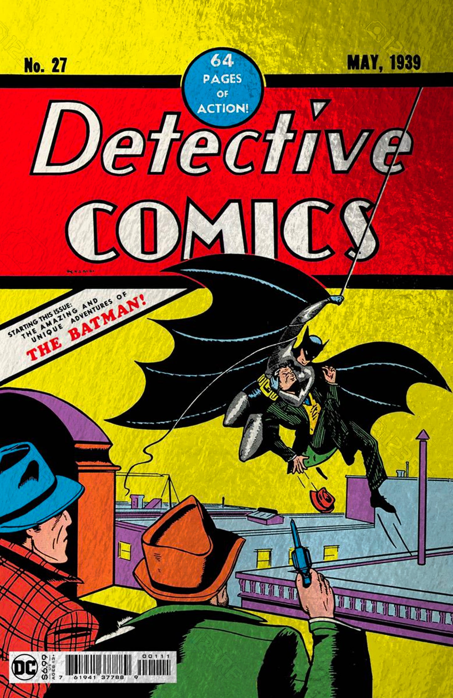 DETECTIVE COMICS #27 FACSIMILE NYCC 2022 FOIL VARIANT LIMITED TO 1500 COPIES - RAW & CGC