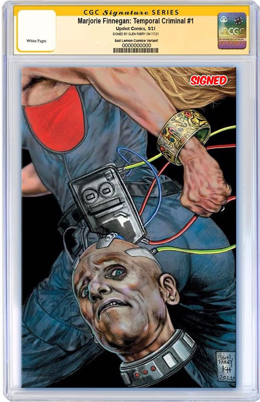 MARJORIE FINNEGAN TEMPORAL CRIMINAL #1 GLENN FABRY VIRGIN VARIANT LIMITED TO 375 COPIES CGC SS PREORDER