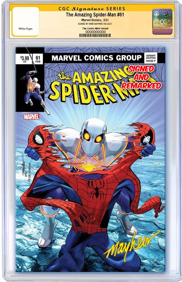 AMAZING SPIDER-MAN #61 MIKE MAYHEW ASM 238 HOMAGE VARIANT LIMITED TO 800 WITH NUMBERED COA CGC REMARK PREORDER