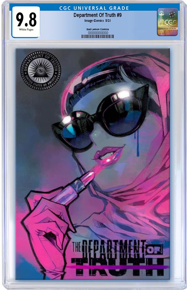 DEPARTMENT OF TRUTH #9 ROSE BESCH TRADE DRESS VARIANT LIMITED TO 1500 CGC 9.8 PREORDER