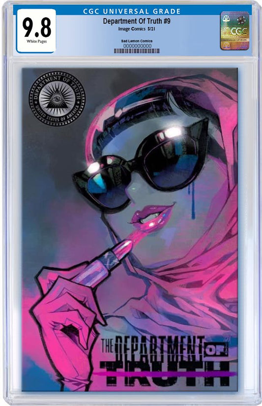 DEPARTMENT OF TRUTH #9 ROSE BESCH TRADE DRESS VARIANT LIMITED TO 1500 CGC 9.8 PREORDER