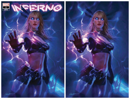 INFERNO #1 SHANNON MAER TRADE/VIRGIN VARIANT SET LIMITED TO 800 SETS WITH NUMBERED COA