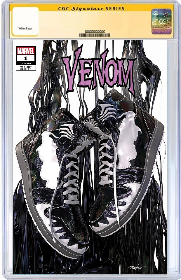 VENOM #1 MIKE MAYHEW SNEAKERHEADS TRADE DRESS VARIANT LIMITED TO 3000 CGC SS