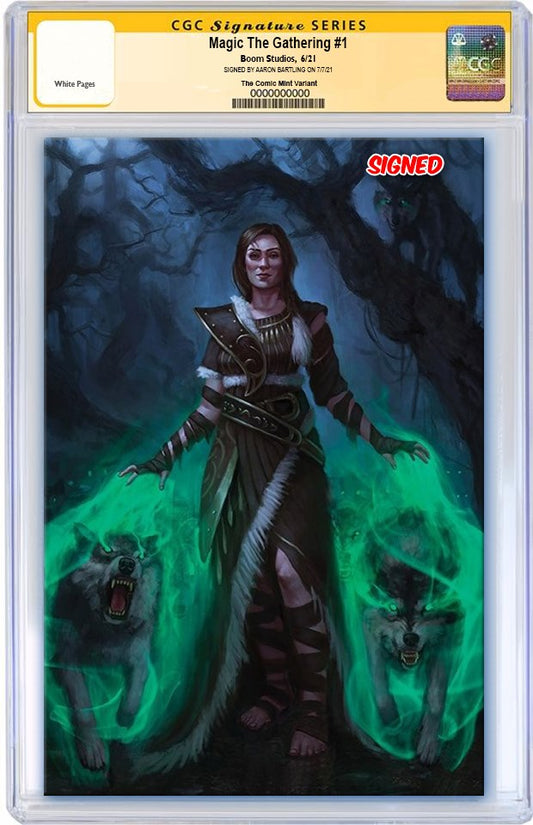 MAGIC THE GATHERING #1 AARON BARTLING 'ARLINN KORD'  VIRGIN CONMINTION CON VARIANT LIMITED TO 400 CGC SS PREORDER