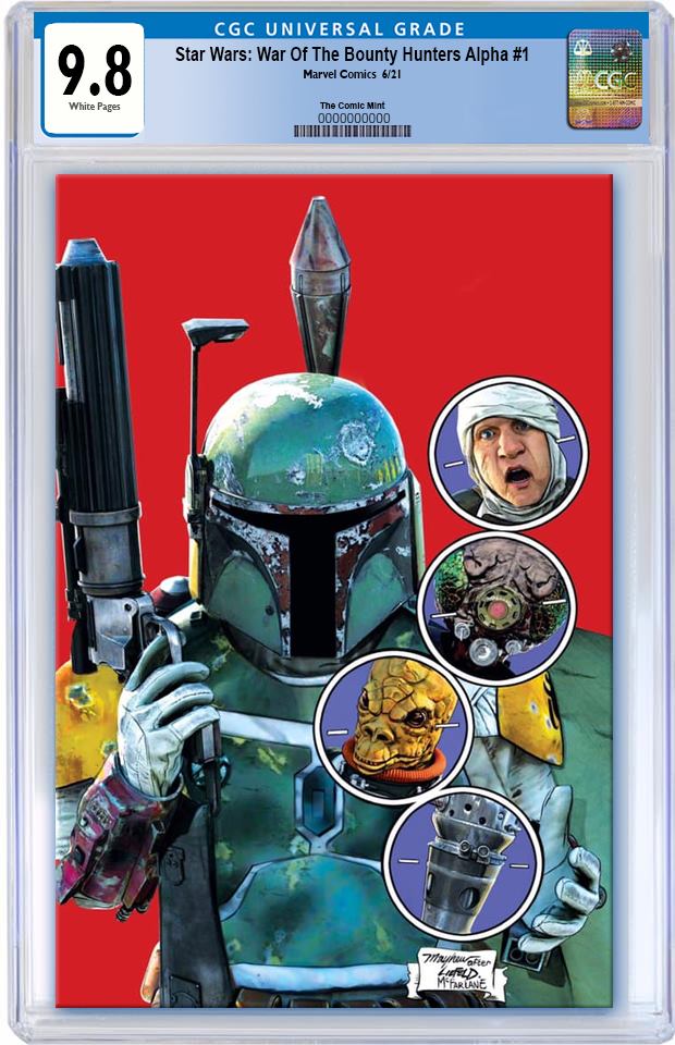 STAR WARS WAR BOUNTY HUNTERS ALPHA #1 MIKE MAYHEW RED VIRGIN VARIANT LIMITED TO 1000 CGC 9.8 PREORDER