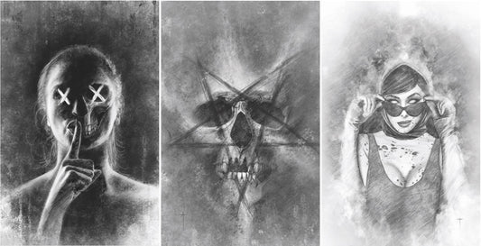 DEPARTMENT OF TRUTH #9 #10 #11 JAY FERGUSON SKETCH SET LIMITED TO 400 SETS