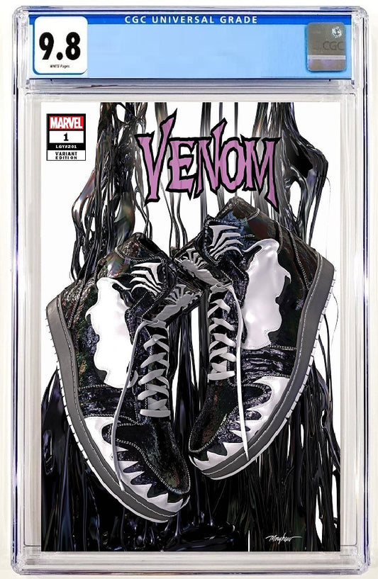 VENOM #1 MIKE MAYHEW SNEAKERHEADS TRADE DRESS VARIANT LIMITED TO 3000 CGC 9.8 PREORDER