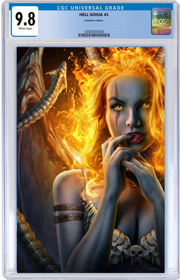 HELL SONJA #1 ROB CSIKI VIRGIN VARIANT LIMITED TO 500 COPIES CGC 9.8 PREORDER