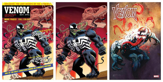 VENOM #1 TONY FLEECS VINTAGE MAGAZINE HOMAGE/VIRGIN VARIANT SET LIMITED TO 1000 + 1:25