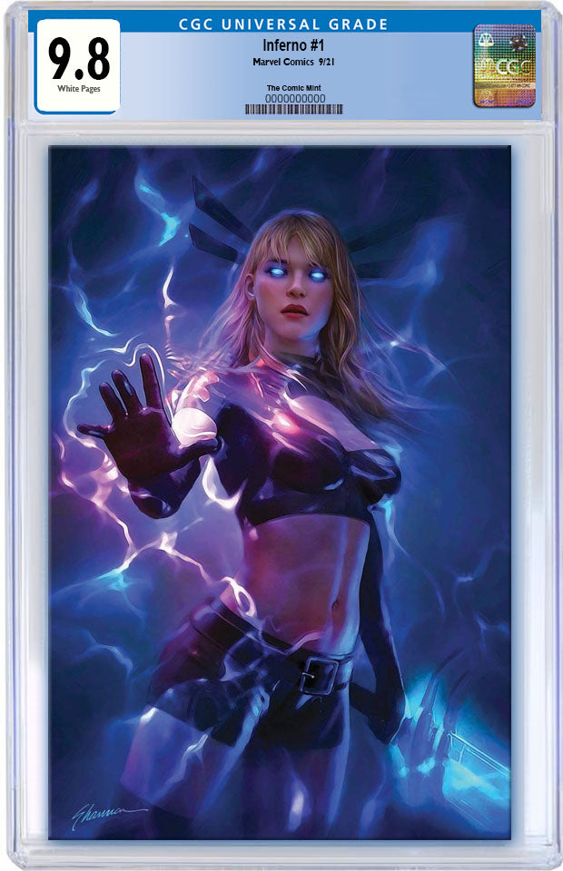 INFERNO #1 SHANNON MAER VIRGIN VARIANT LIMITED TO 800 WITH NUMBERED COA CGC 9.8 PREORDER