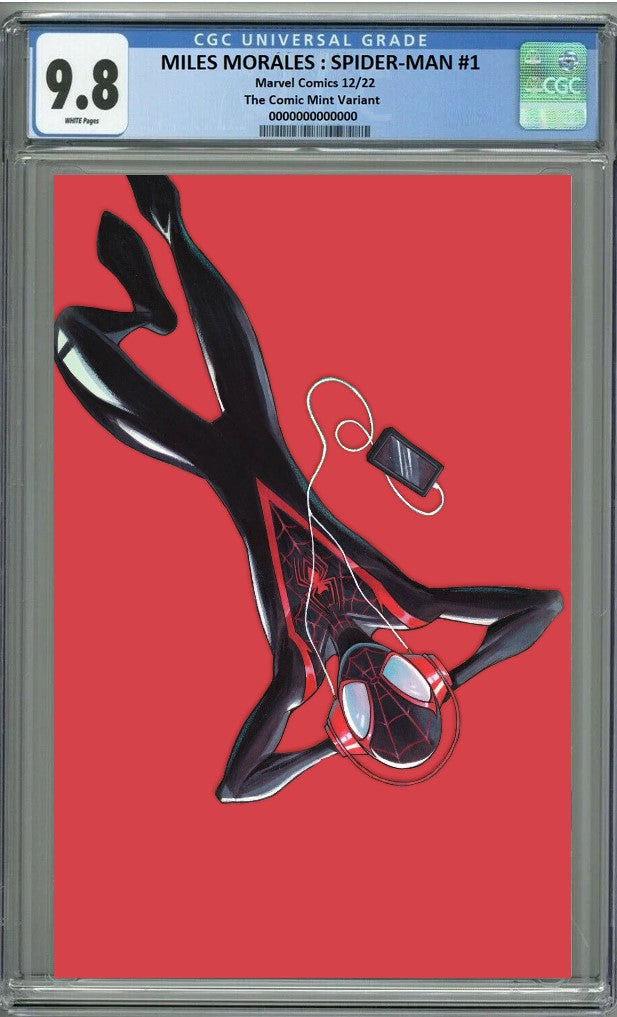 MILES MORALES #1 CHRISSIE ZULLO RED MEGACON VIRGIN VARIANT LIMITED TO 1000 COPIES - RAW & CGC OPTIONS