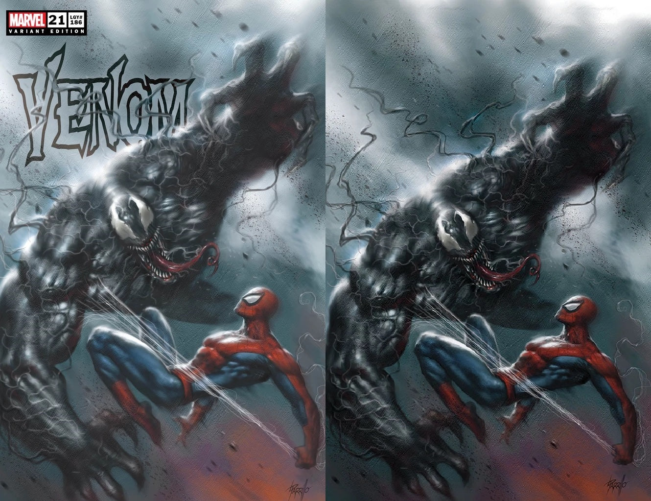 VENOM #21 LUCIO PARRILLO TRADE DRESS/VIRGIN VARIANT SET