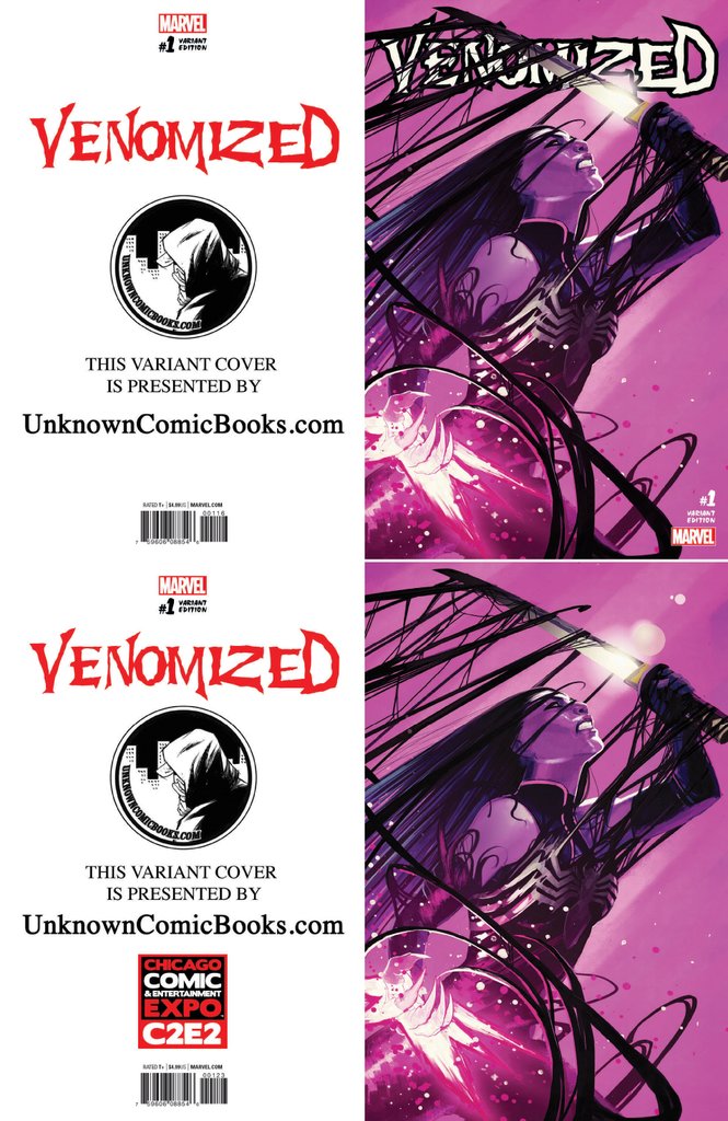 VENOMIZED #1 (OF 5) EXCLUSIVE STEPHANIE HANS VIRGIN SET C2E2 SIGNED