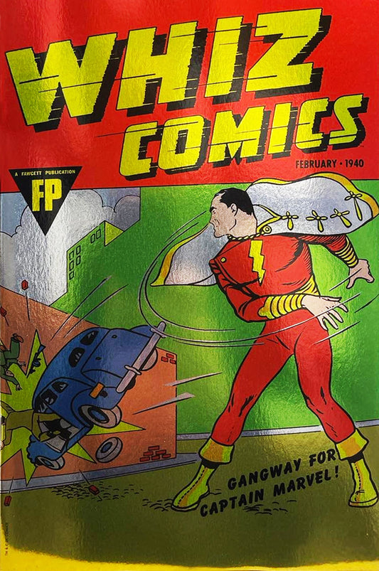 WHIZ COMICS #2 FACSIMILE EDITION MEGACON FOIL VARIANT LIMITED TO 1000 COPIES - 1ST APP OF SHAZAM