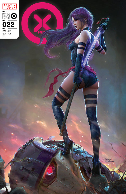 X-MEN #22 TIAGO DA SILVA PSYLOCKE TRADE DRESS VARIANT LIMITED TO 3000 COPIES