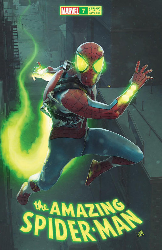 AMAZING SPIDER-MAN #7 BJORN BARENDS VARIANT LIMITED TO 500 WITH NUMBERED COA