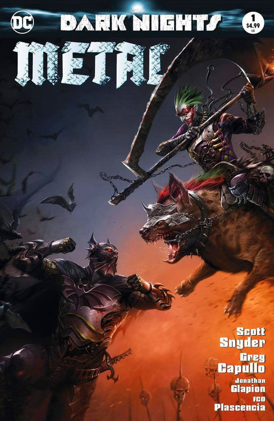 DARK NIGHTS METAL #1 FRANCESCO MATTINA MASKED TRADE VARIANT