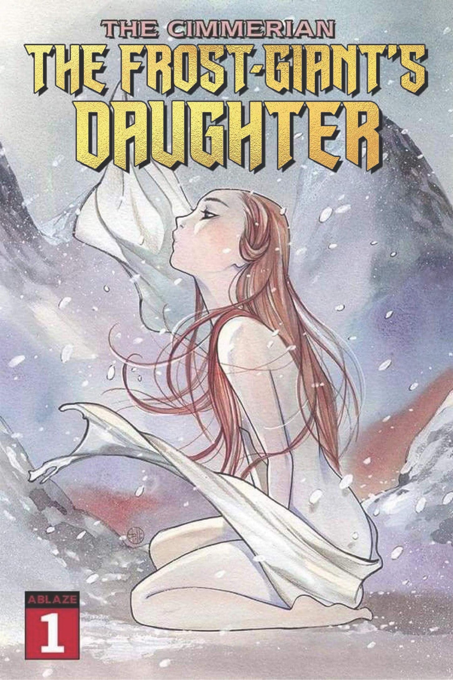 CIMMERIAN FROST GIANTS DAUGHTER #1 PEACH MOMOKO GOLD FOIL TRADE DRESS VARIANT LIMITED TO 500
