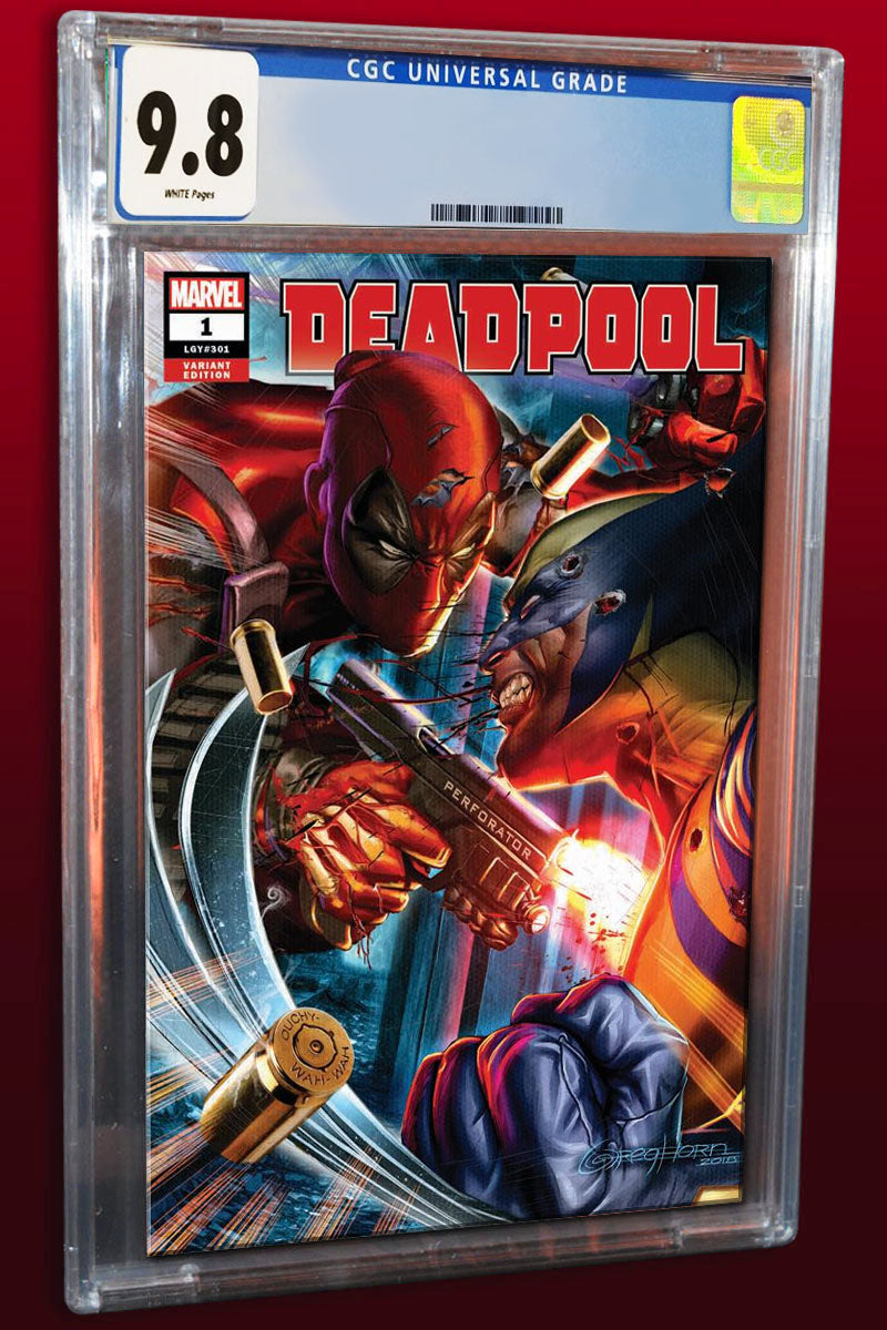 DEADPOOL #1 GREG HORN TRADE DRESS VARIANT LIMITED TO 3000 CGC 9.8 PREORDER
