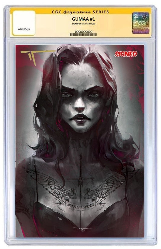 GUMAA : THE BEGINNING OF HER #1 IVAN TAO BLIND FAITH FOR LORD VIRGIN VARIANT LIMITED TO 350 CGC SS PREORDER