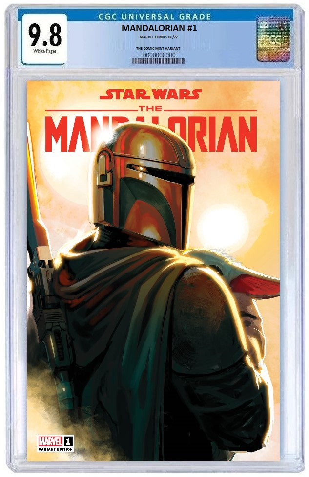 STAR WARS MANDALORIAN #1 STEPHANIE HANS TRADE DRESS VARIANT LIMITED TO 3000 COPIES CGC 9.8 PREORDER