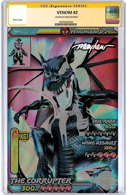 VENOM #3 MIKE MAYHEW HOLIDAY APPRECIATION VIRGIN VARIANT LIMITED TO 1000 COPIES VENOM GLOW SIGNED CGC SS PREORDER