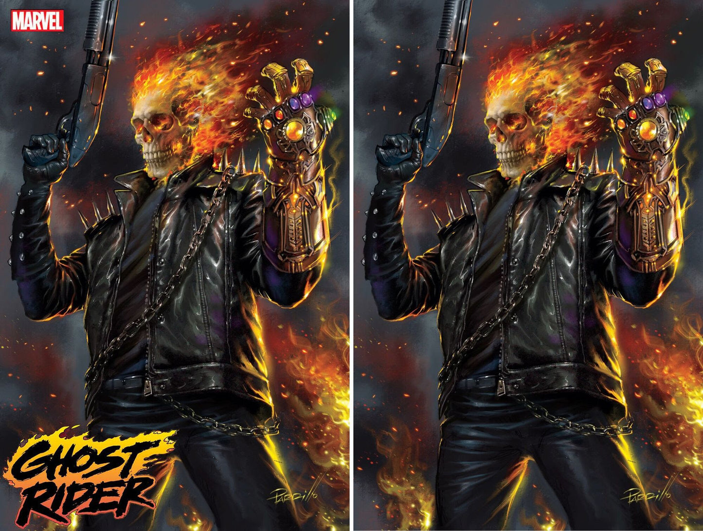 GHOST RIDER #1 LUCIO PARRILLO TRADE/VIRGIN VARIANT SET LIMITED TO 1000 SETS