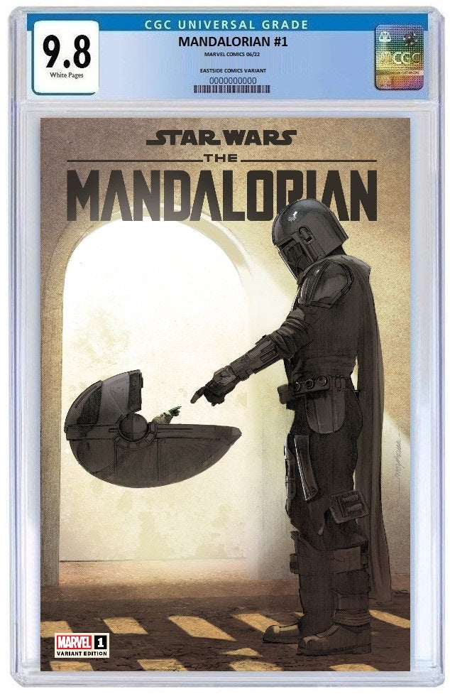 STAR WARS MANDALORIAN #1 MIKE MAYHEW TRADE DRESS VARIANT LIMITED TO 3000 CGC 9.8 PREORDER