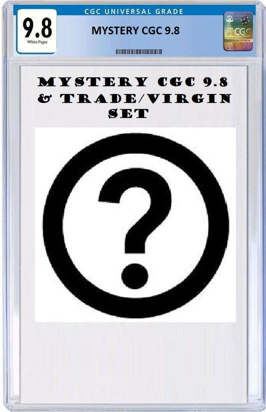 MYSTERY CGC 9.8 SLAB & MYSTERY RAW TRADE/VIRGIN SET