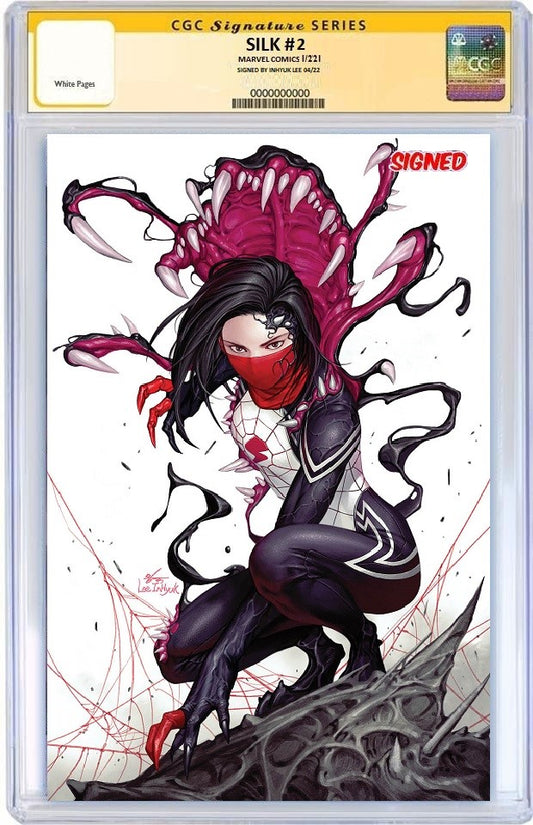 SILK #2 INHYUK LEE VENOMIZED VIRGIN VARIANT LIMITED TO 1000 COPIES CGC SS PREORDER