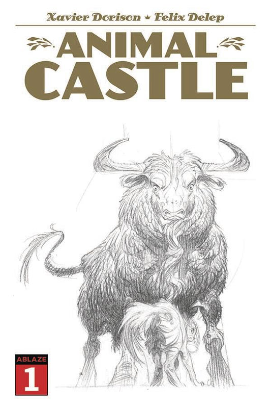ANIMAL CASTLE #1 2ND PRINT 1:25 BULL SKETCH VARIANT