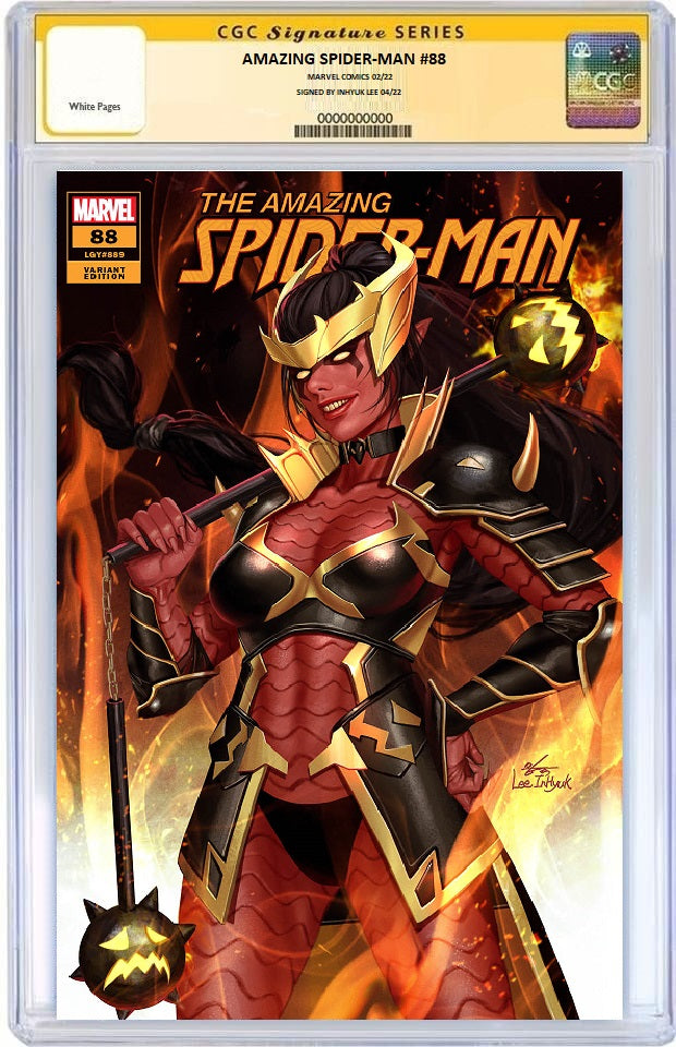 AMAZING SPIDER-MAN #88 INHYUK LEE VIRGIN VARIANT LIMITED TO 1000 1ST QUEEN GOBLIN CGC SS PREORDER