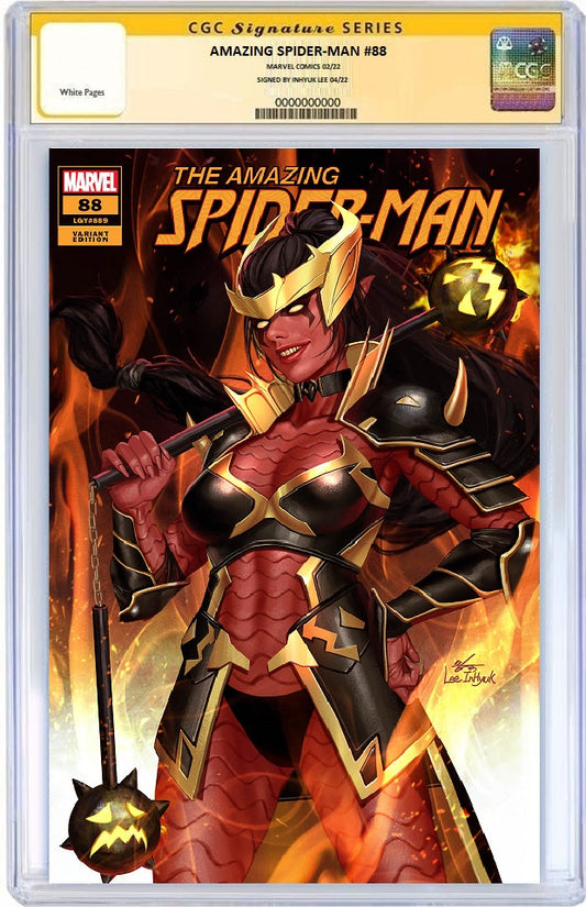 AMAZING SPIDER-MAN #88 INHYUK LEE VIRGIN VARIANT LIMITED TO 1000 1ST QUEEN GOBLIN CGC SS PREORDER