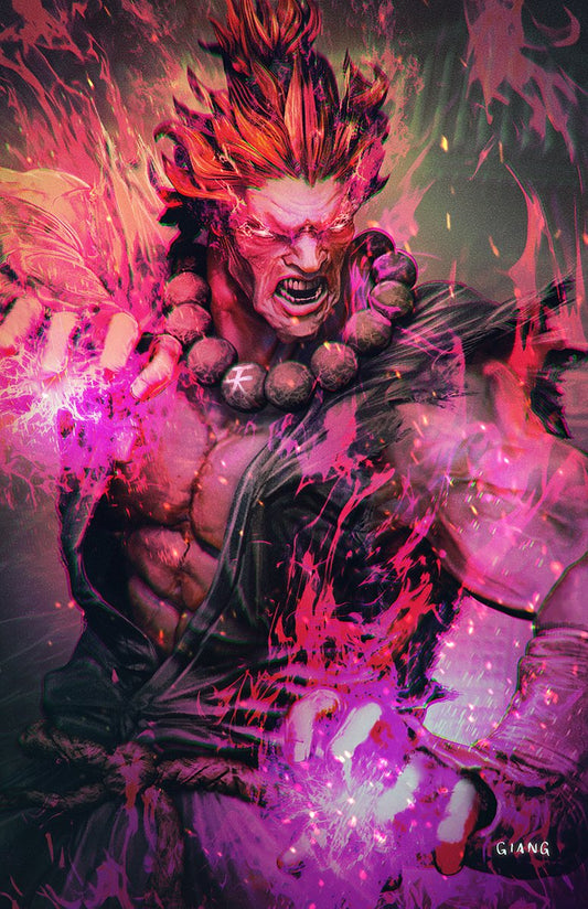 STREET FIGHTER #1 AKUMA JOHN GIANG VIRGIN VARIANT LIMITED TO 400 COPIES WITH COA