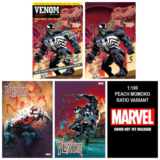 VENOM #1 TONY FLEECS VINTAGE MAGAZINE HOMAGE/VIRGIN VARIANT SET LIMITED TO 1000 + 1:25, 1:50 & 1:100
