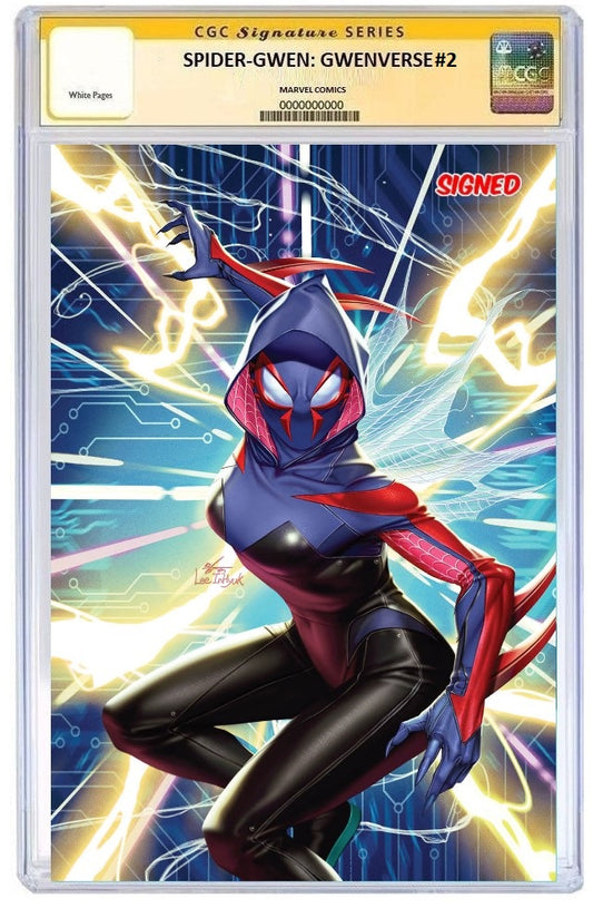 SPIDER-GWEN: GWENVERSE #2 INHYUK LEE 'SPIDER-GWEN 2099' VIRGIN VARIANT LIMITED TO 1000 CGC SS PREORDER
