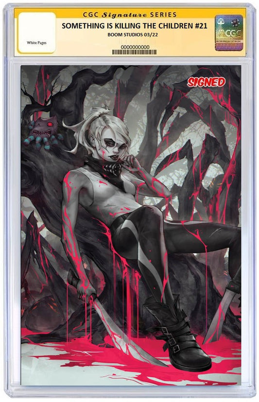 SOMETHING IS KILLING THE CHILDREN #21 IVAN TAO VIRGIN VARIANT LIMITED TO 800 CGC SS PREORDER