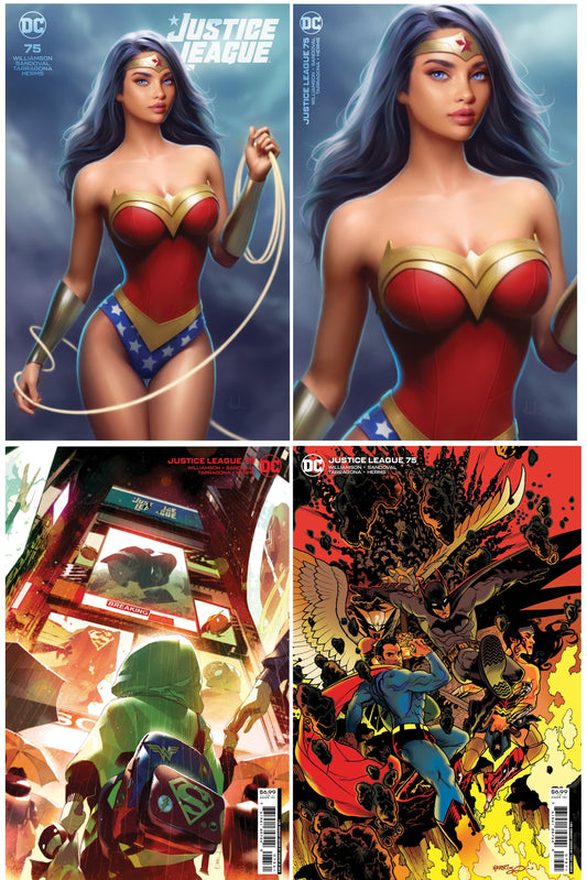 JUSTICE LEAGUE #75 WILL JACK TRADE/MINIMAL TRADE VARIANT LIMITED TO 1500 SETS, 1:25 & 1:50 VARIANT
