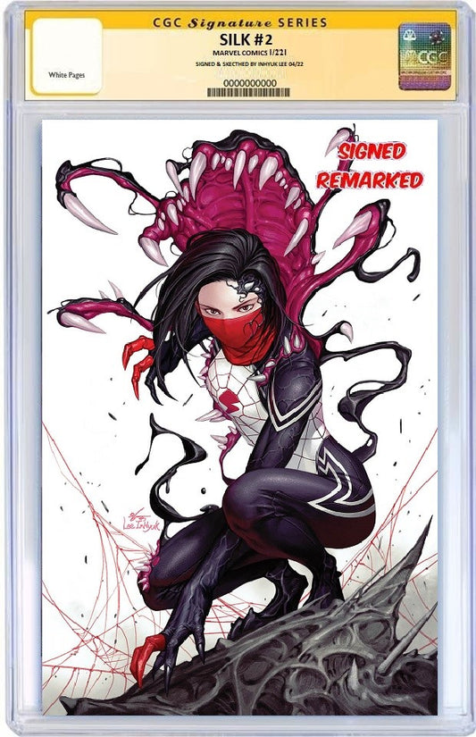 SILK #2 INHYUK LEE VENOMIZED VIRGIN VARIANT LIMITED TO 1000 COPIES CGC REMARK PREORDER
