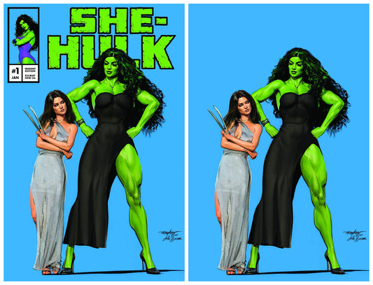 SHE HULK #1 MIKE MAYHEW HOMAGE TRADE/VIRGIN VARIANT SET LIMITED TO 1000 SETS