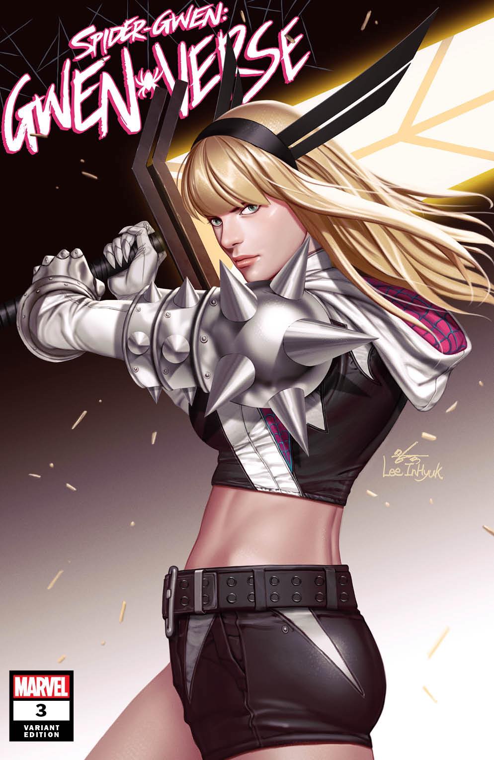 SPIDER-GWEN GWENVERSE #3 INHYUK LEE VARIANT LIMITED TO 500 COPIES WITH NUMBERED COA