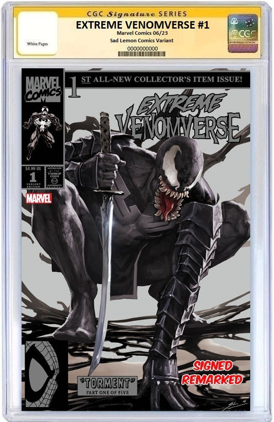 EXTREME VENOMVERSE #1 SKAN SRISUWAN HOMAGE VARIANT LIMITED TO 500 COPIES WITH NUMBERED COA CGC REMARK PREORDER