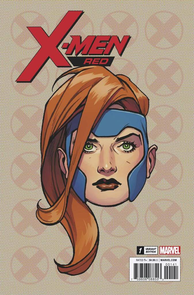 X-MEN RED #1 1:10 CHAREST LEGACY HEADSHOT VAR LEG